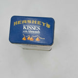 Lot Of 4 Tins Hershey’s Cocoa Bittersweet Hershey Kisses Almonds Fall Red Heart