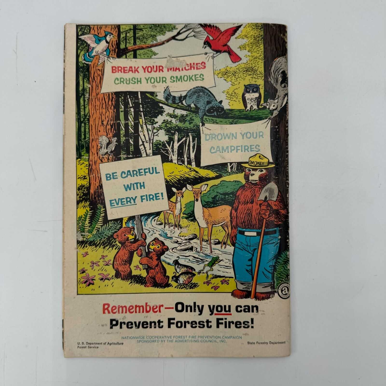 Lot of 2 Educational Comics Smokey Bear Fire Science Electronics Radio Shack VTG