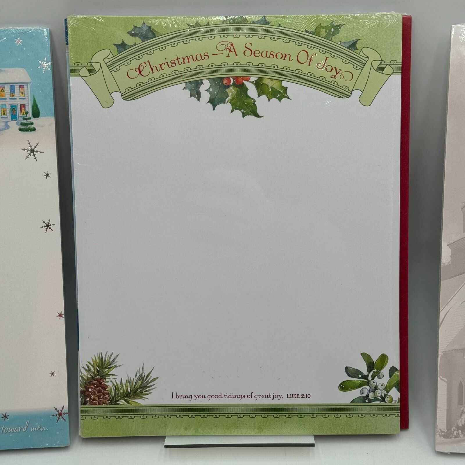 Lot of 28 Laser Stationery 25 Sheets 11x8.5 Paper each Snow Jesus Christmas New