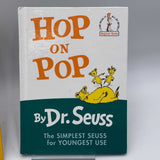 Lot of 3 Beginner Books Dr. Suess Hop On Pop Read With Eyes Shut Rather