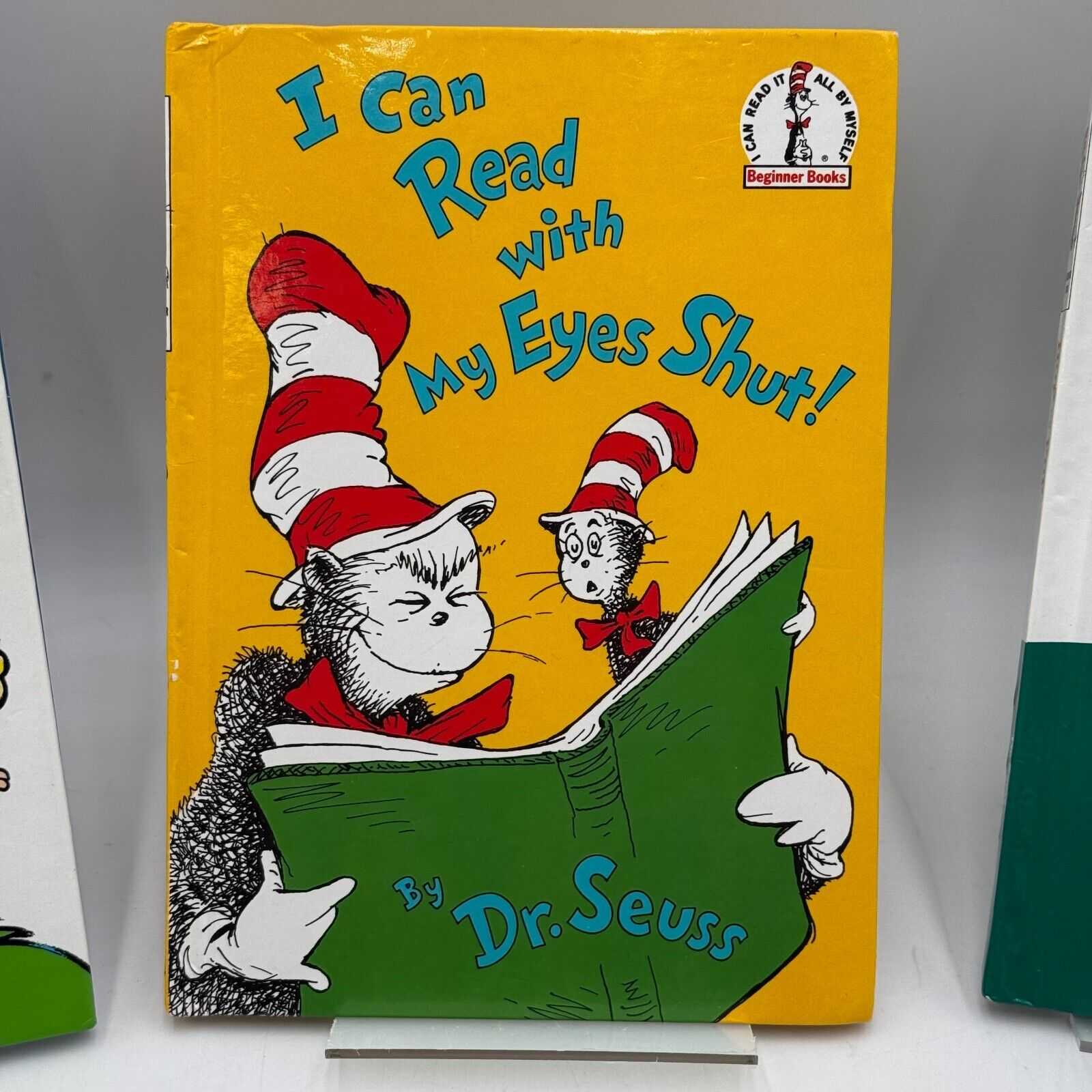 Lot of 3 Beginner Books Dr. Suess Hop On Pop Read With Eyes Shut Rather