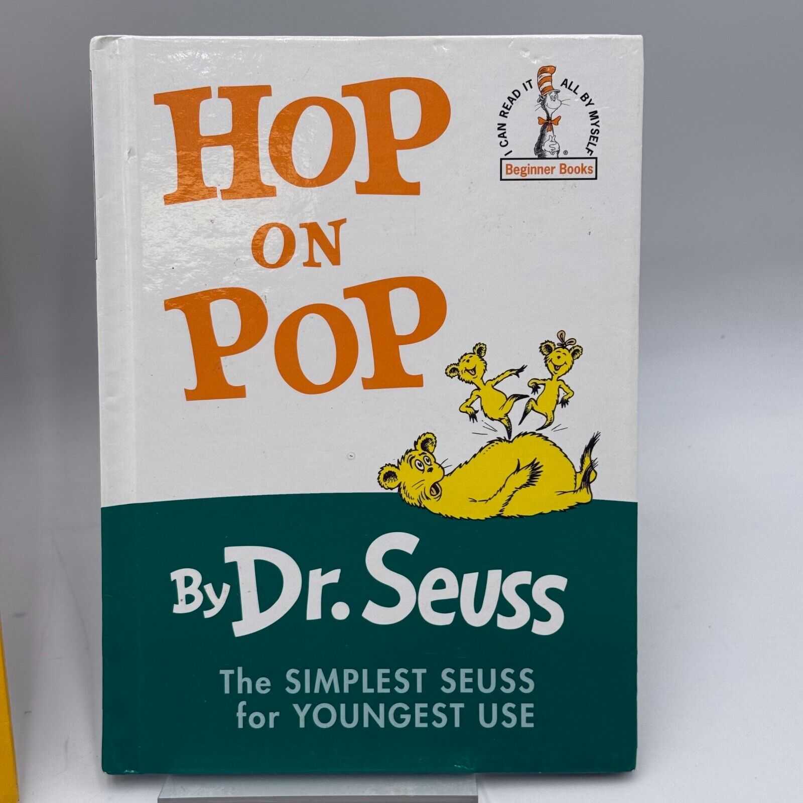 Lot of 3 Beginner Books Dr. Suess Hop On Pop Read With Eyes Shut Rather