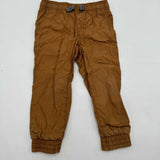 Lot of 3 Carters Kid Cargo & Sweat Pants Tan Brown Stretch Waist Toddler Size 3T