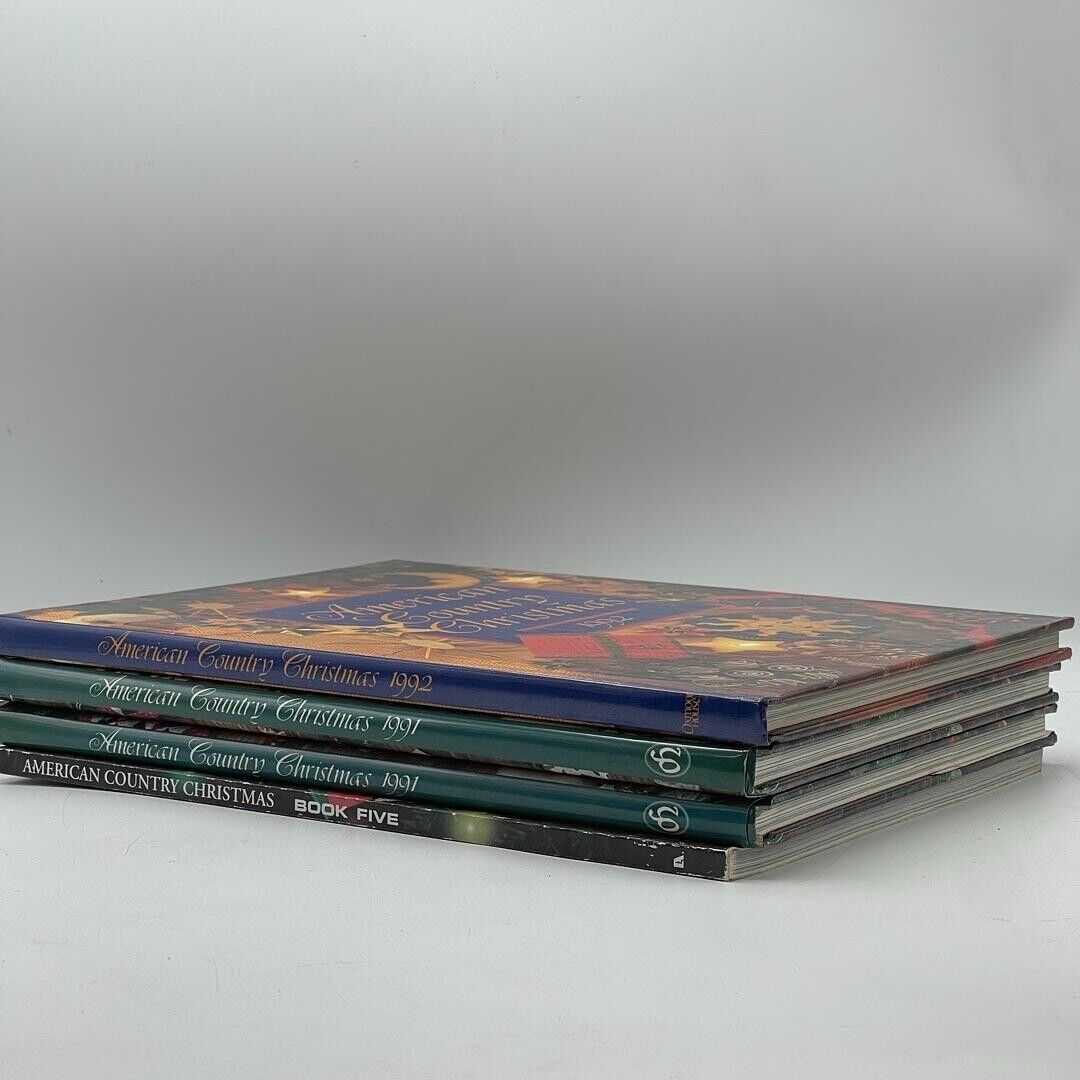 Lot of 4 - American Country Christmas Book Lot Hardcover