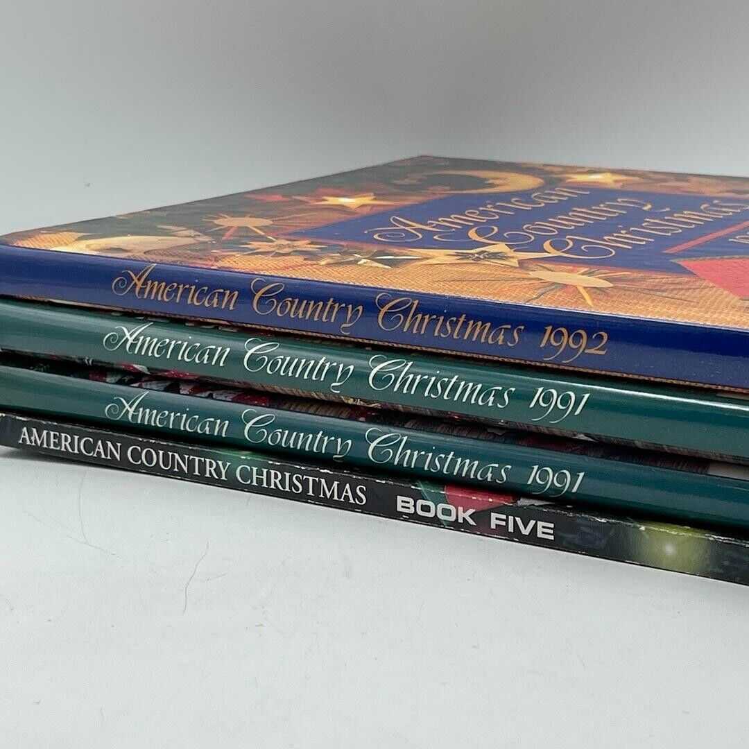 Lot of 4 - American Country Christmas Book Lot Hardcover