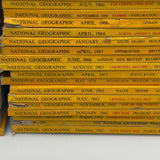 Lot of 47 Issues of National Geographic Magazine PB Books 1953 - 1988