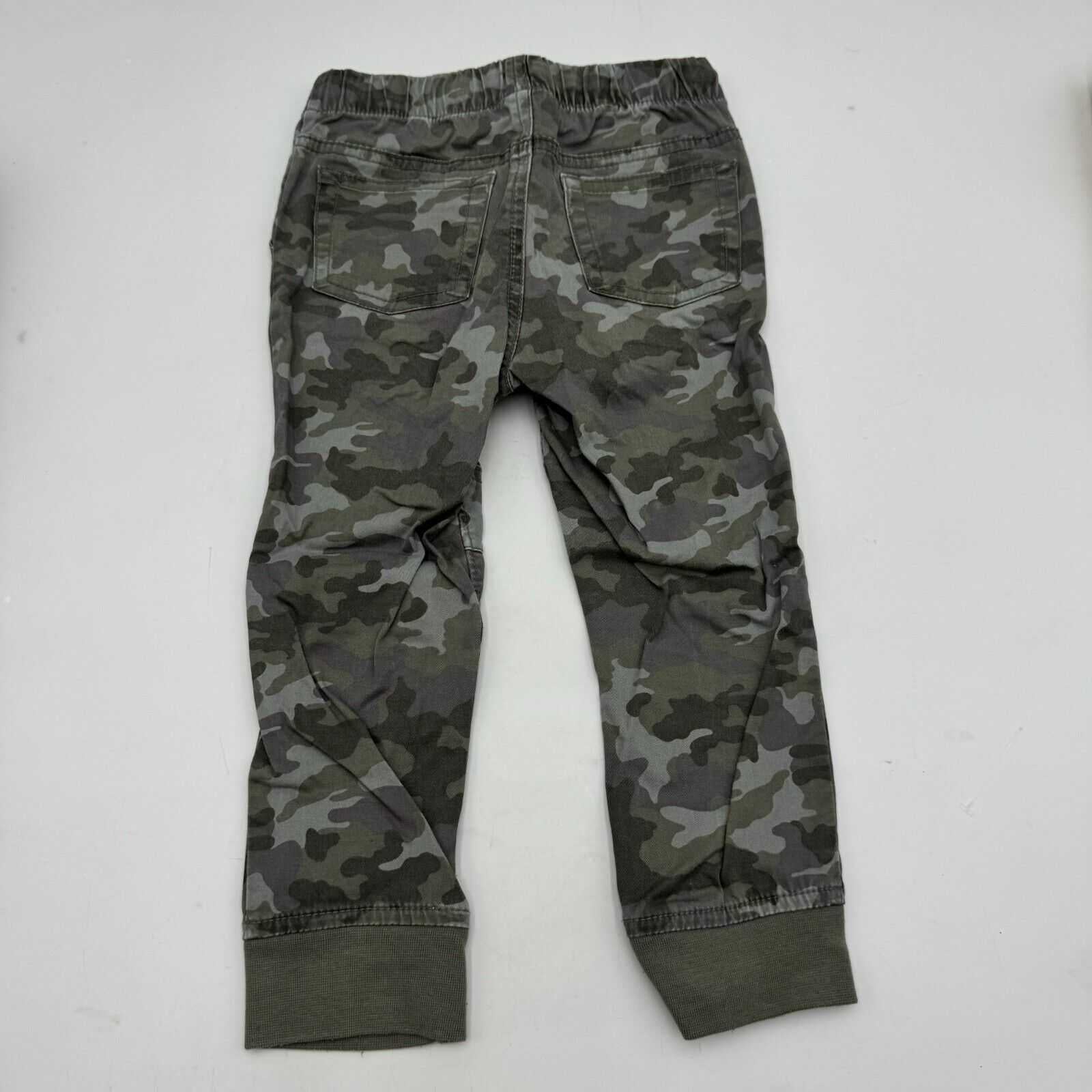 Lot of 5 Cat & Jack Kids Cargo Stretch Pants Grey Camo Red Black Toddler Size 3T