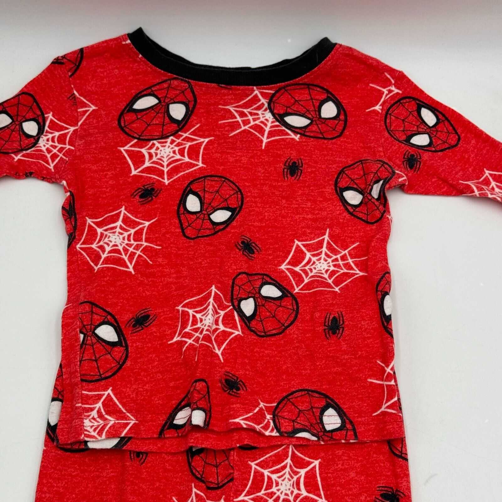 Lot of 7 Toddler Pajama Sets Carter’s Marvel Spiderman Trucks Shark Size 4T