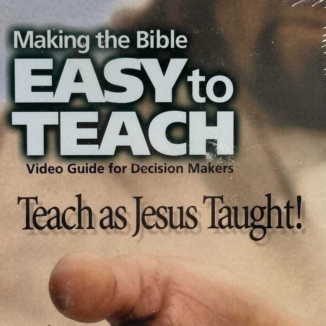 Making the Bible Easy to Teach - Hands-On Curriculum Video Guide VHS