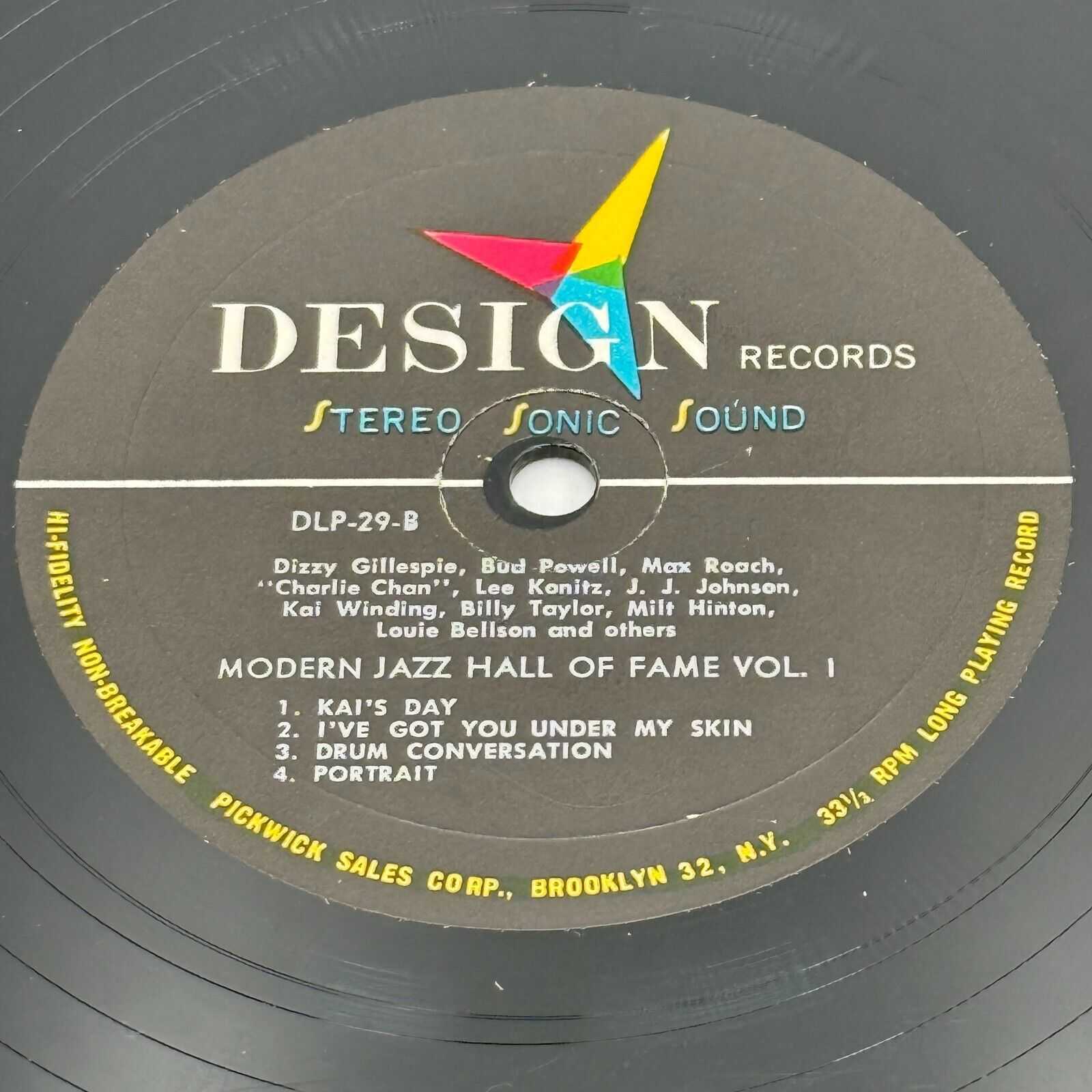 Modern Jazz - Hall Of Fame Vol 1 DLP29 Various 1957 Vinyl Design Mono Edition