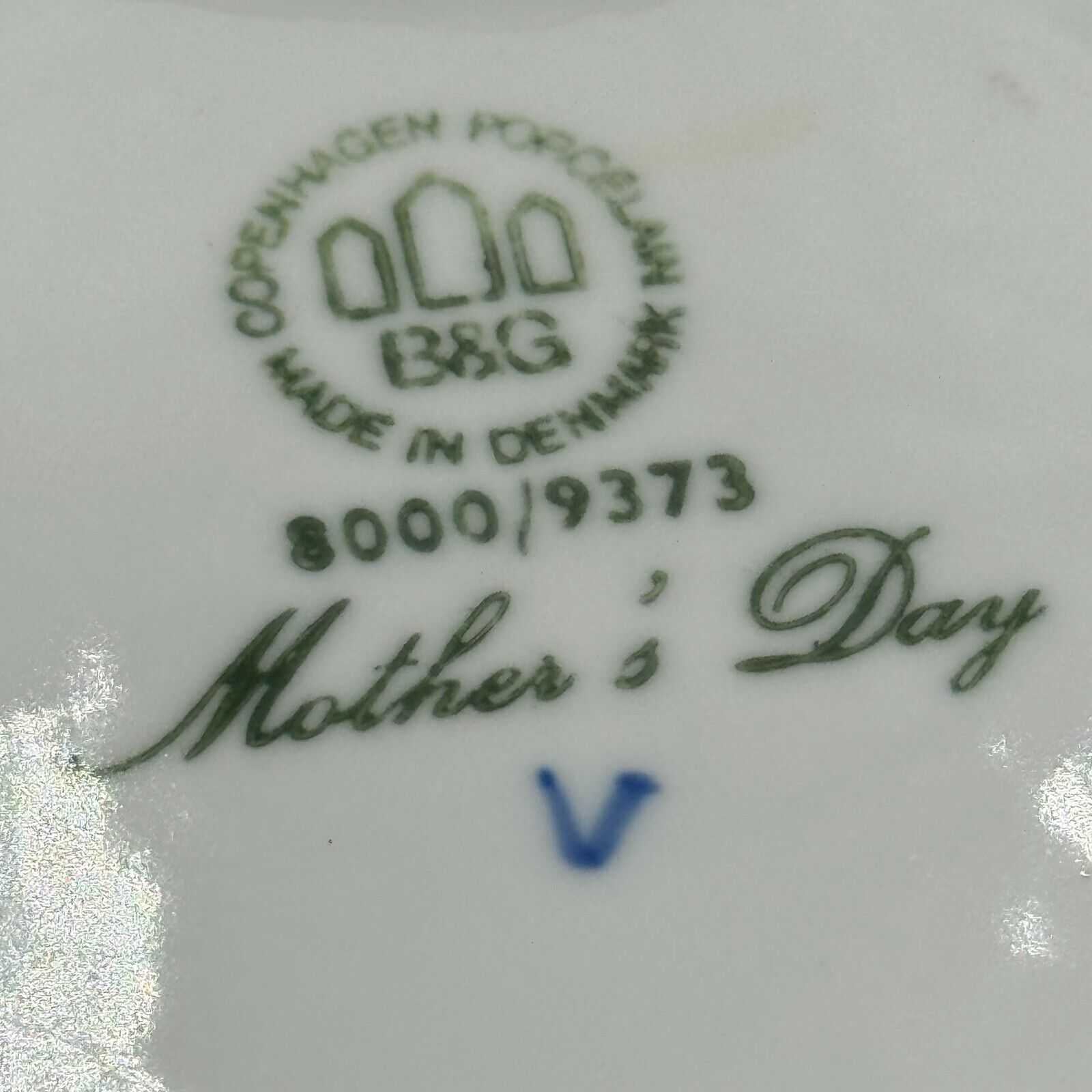 Mors Dag 1973 COPENHAGEN 6" PLATE B&G Mothers Day Made in Denmark DUCK Ducklings