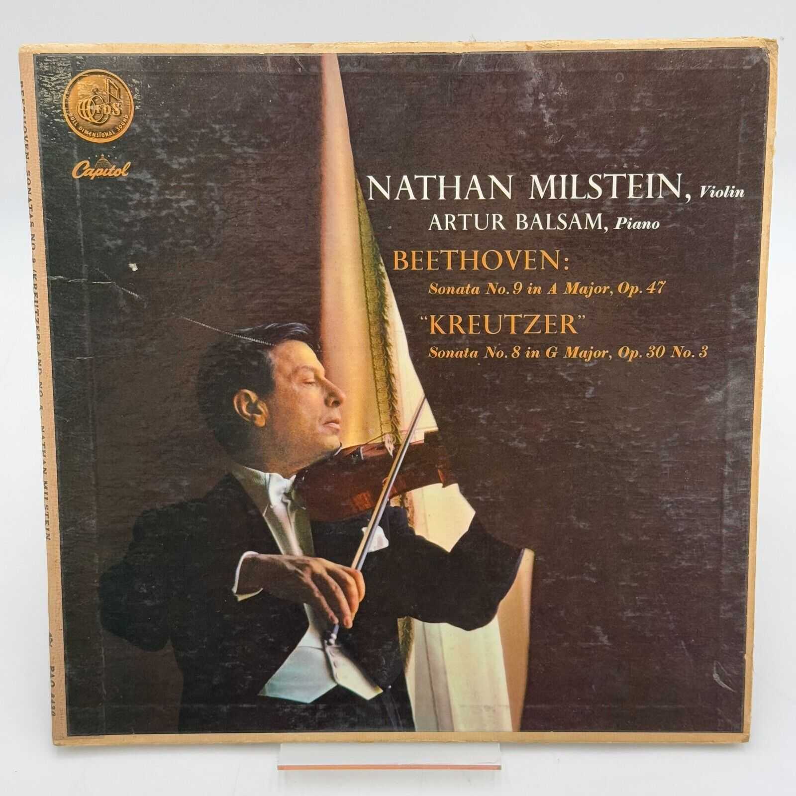 Nathan Milstein, Artur Balsam – Beethoven - Sonatas No. 9, No.8 - 1958 Vinyl LP