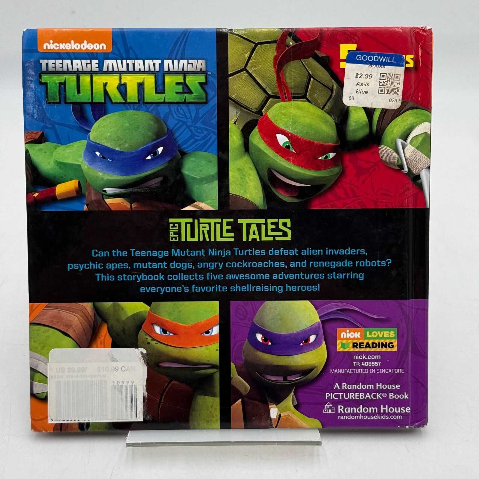 Nickelodeon Teenage Mutant Ninja Turtles Epic 5 Books In 1 Picture And Story