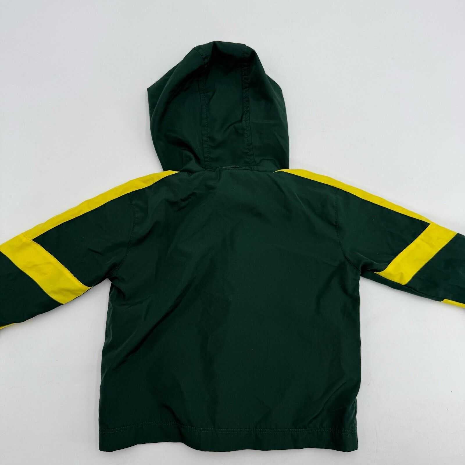 Nike Oregon Ducks Child Full Zip Hoodie Jacket Green Yellow Sports Size 18m