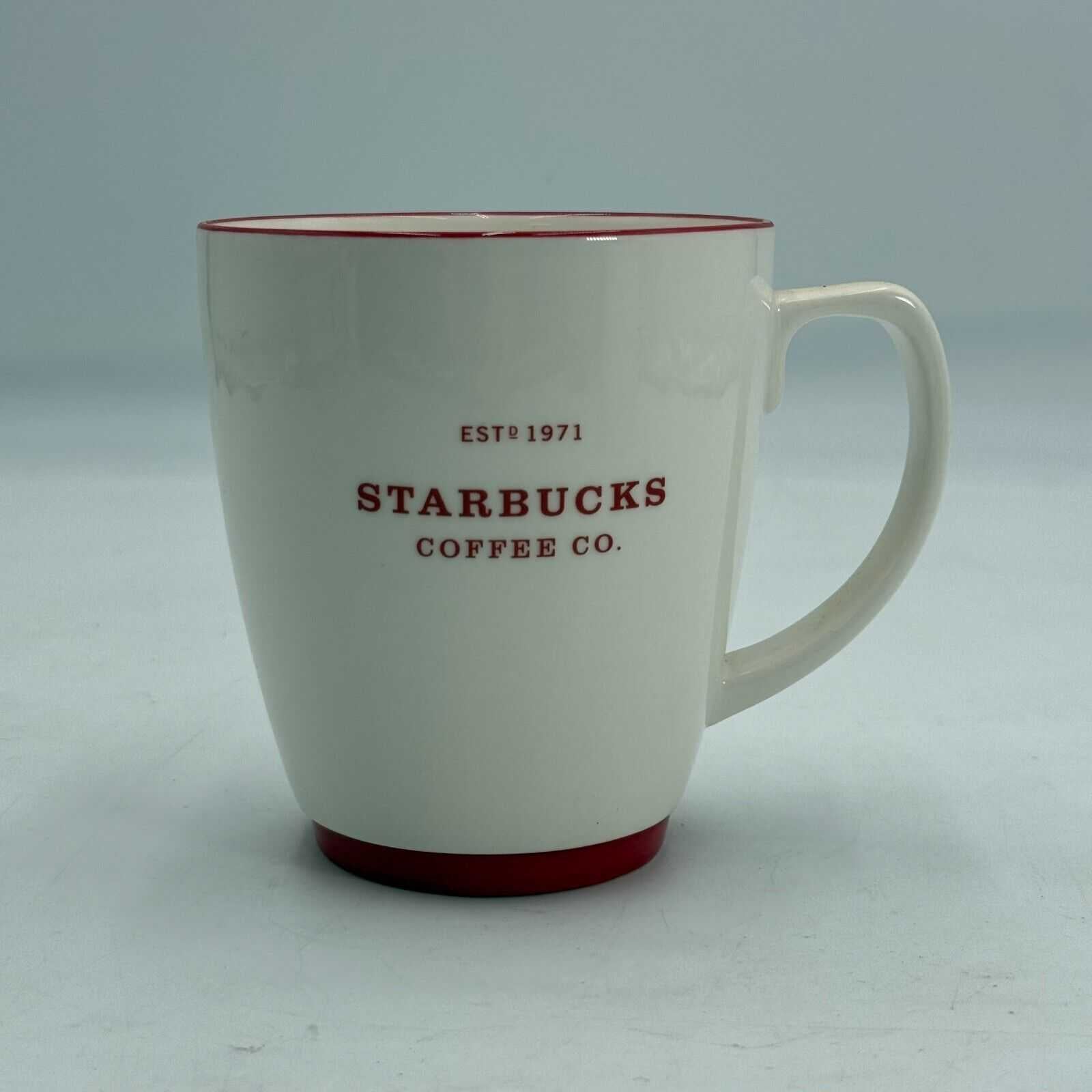 Pair of 18oz Starbucks Coffee Co. Mugs EST 1971 2001 Barista Edition 2007