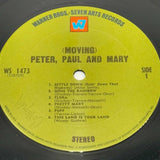 Peter Paul and Mary Moving Vinyl LP Album Warner Bros Puff The Magic Dragon 1963