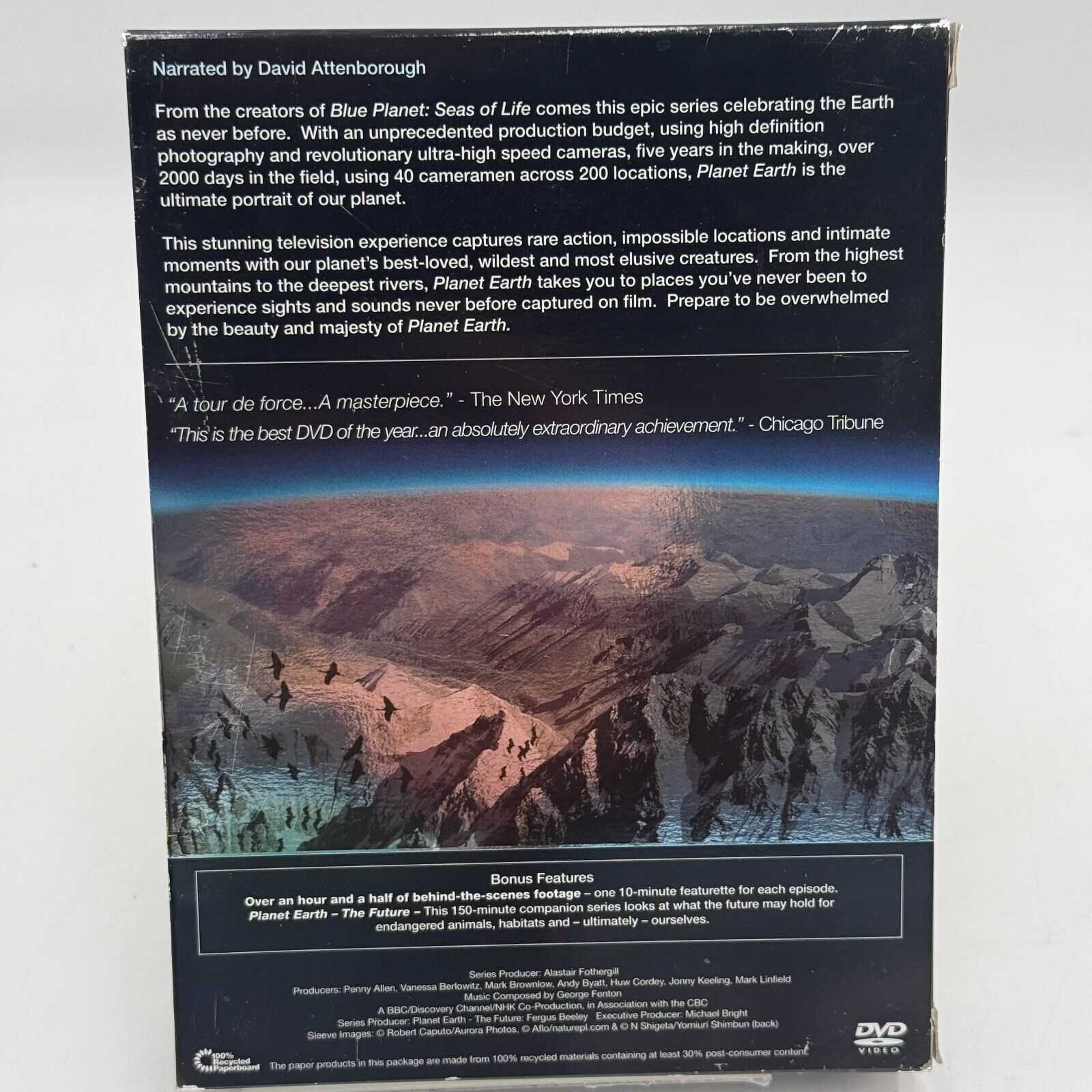 Planet Earth The Complete Series DVD Box Set BBC Video Nature '07 missing disc 1