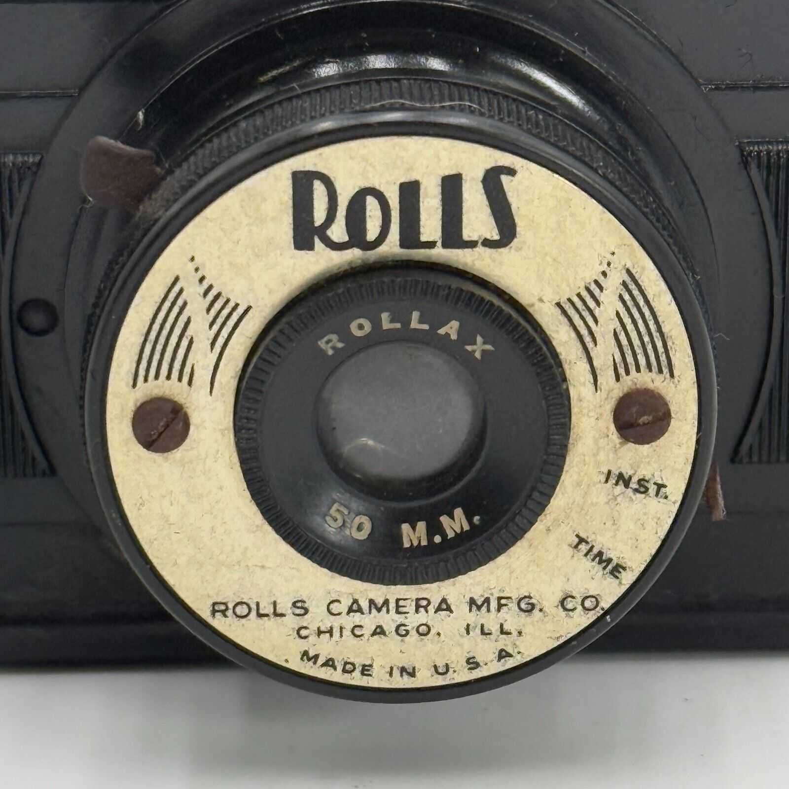 ROLLS Rollax 50mm Vintage Camera Untested