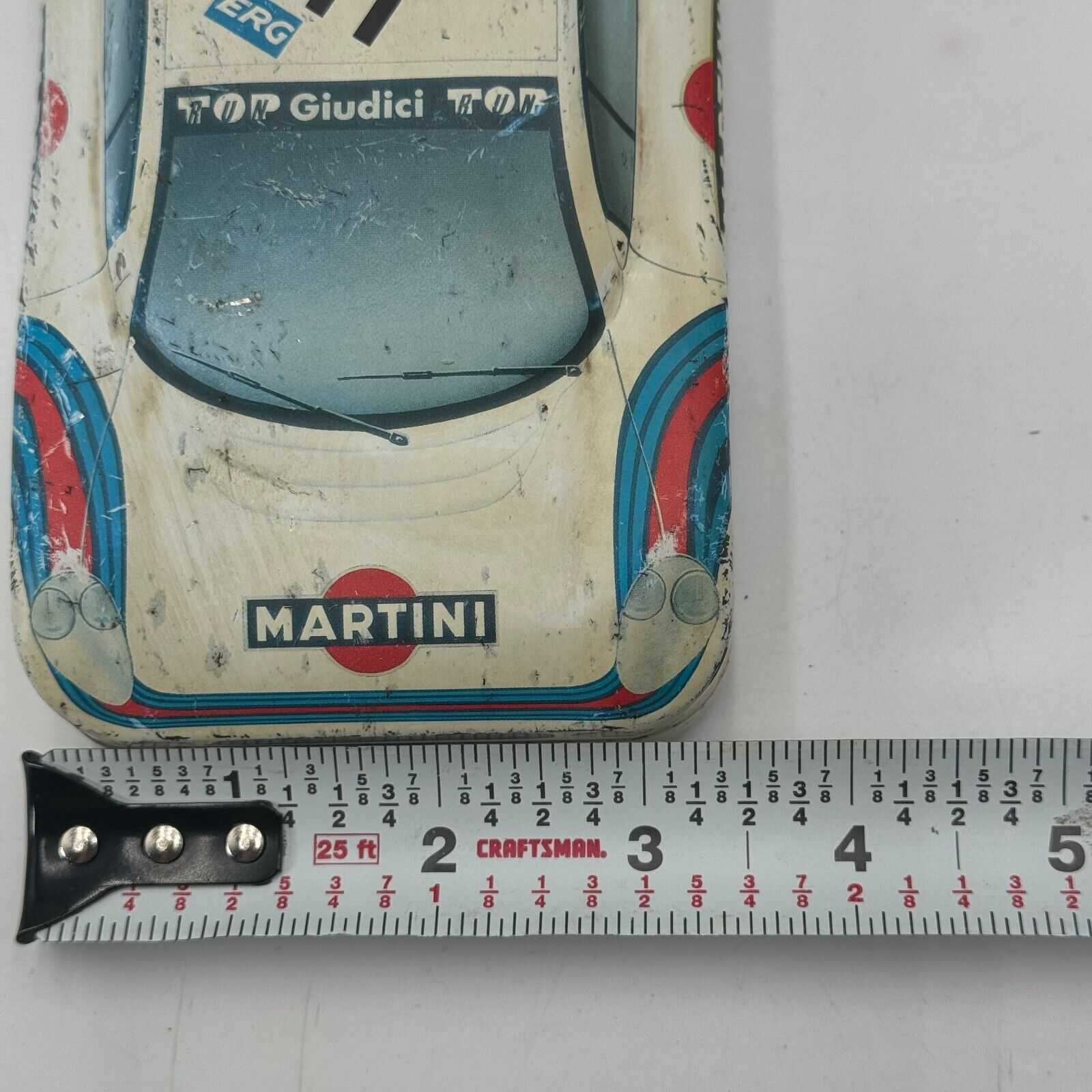 Rare Martini Racing Jaguar XJ220 Tin Pencil Case Tinplate Products circa 1995