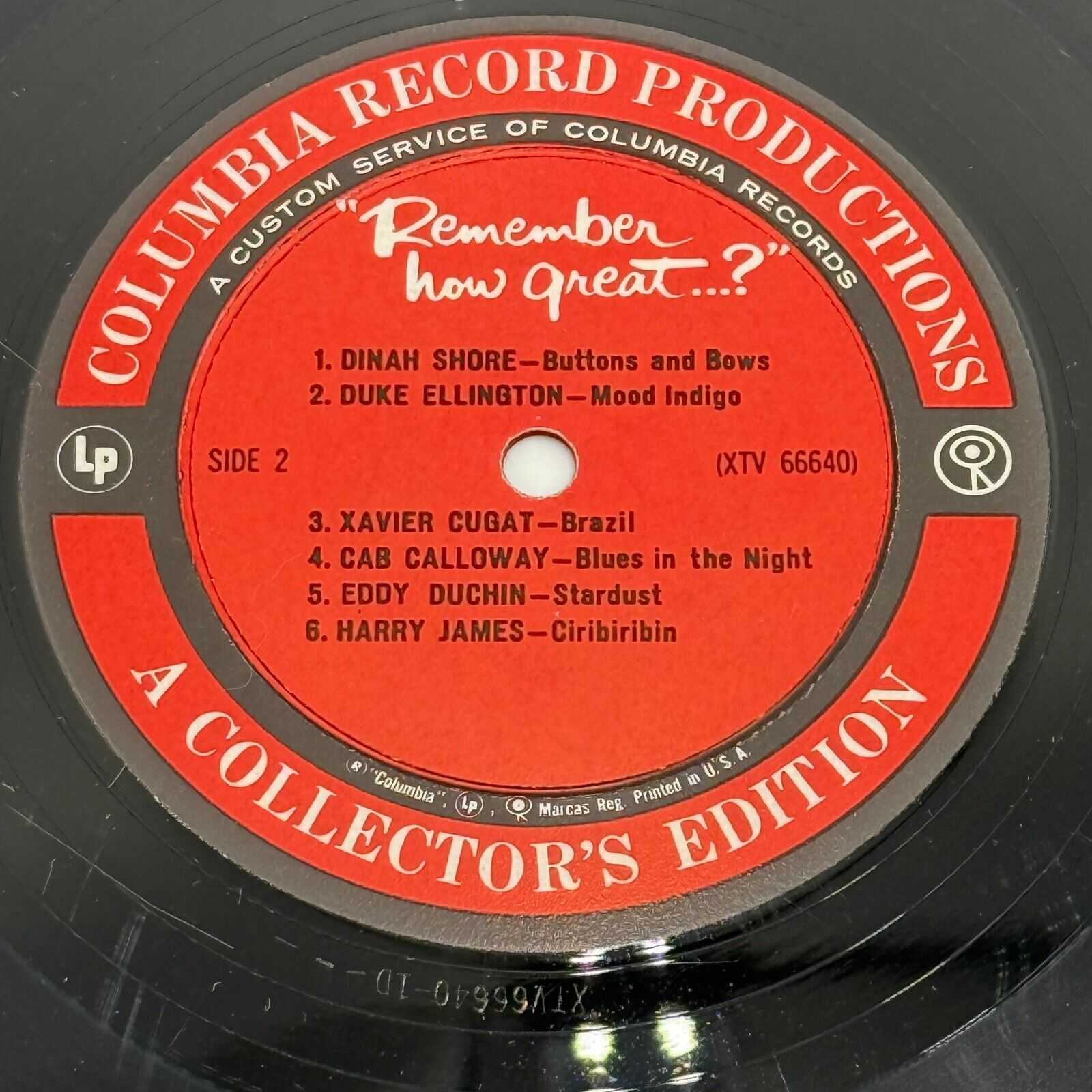 Remember How Great..? Original Recordings! Lucky Strike Collectors Vinyl LP 1961