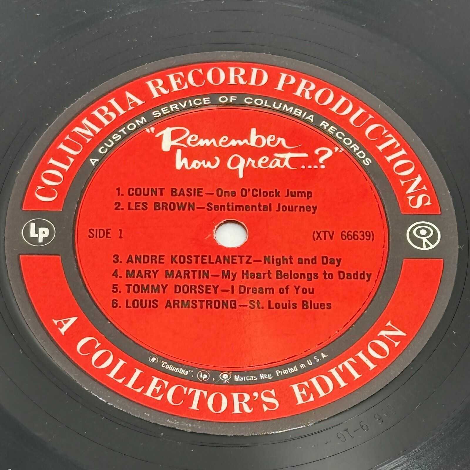 Remember How Great..? Original Recordings! Lucky Strike Collectors Vinyl LP 1961