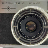 Ricoh 126 C Automatic Viewfinder Camera 126 Film Camera 40mm Rikenon Lens