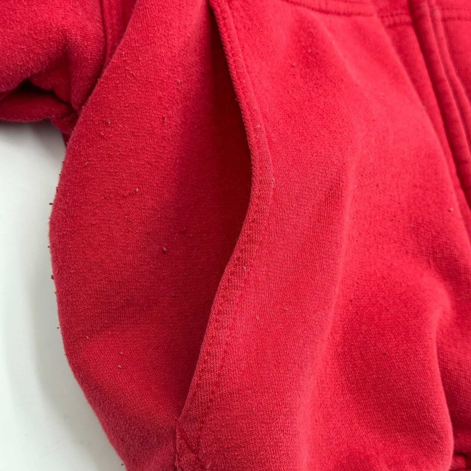 SafTbak Blaze Red Hunting Hoodie Coat Jacket Cotton Sweater Adult Size Medium US