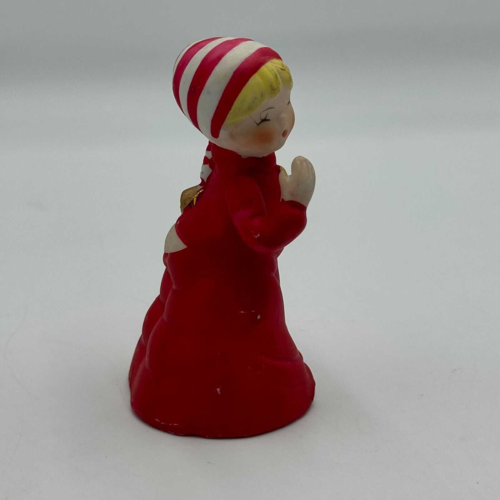 Set of 2 Jasco Merri Bells 4.5in Porcelain Figurines 1978 Little Drummer Boy