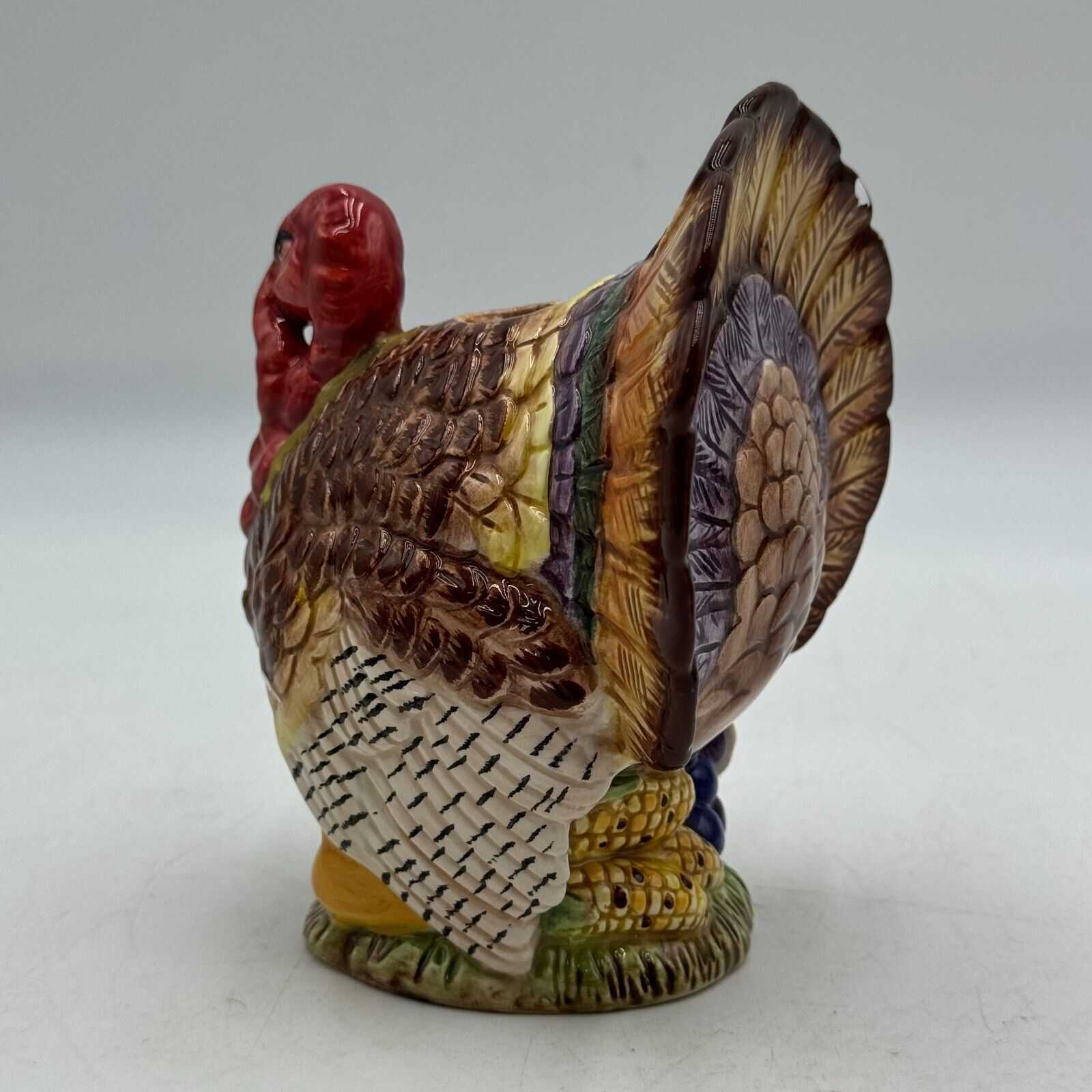 Set of 3 Classic Fitz & Floyd Thanksgiving Turkey Candle Holders OmniBus