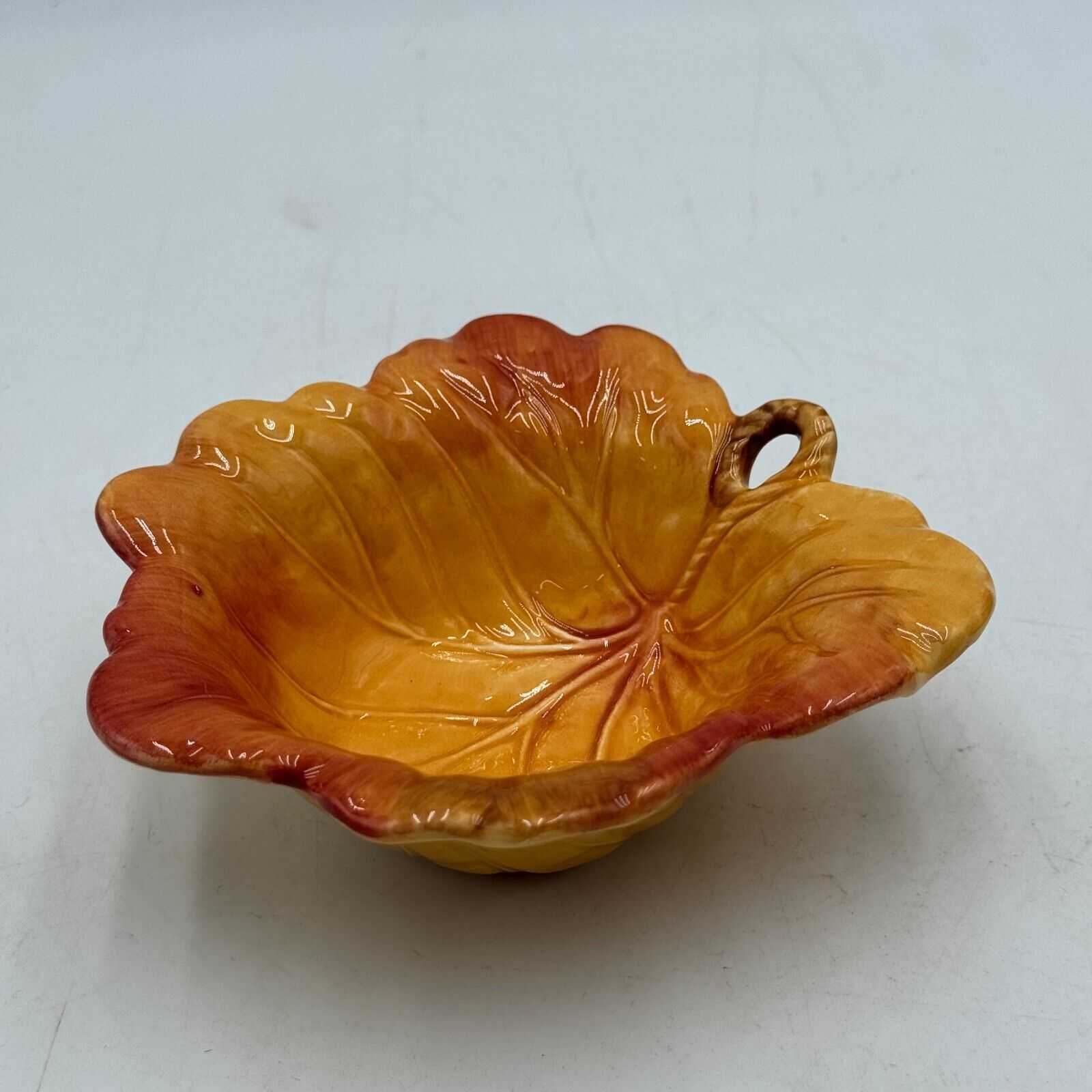 Set of 3 Fitz & Floyd Classic Fall Harvest Leaf Dish 2 Pumkin Soup Bowl Lid