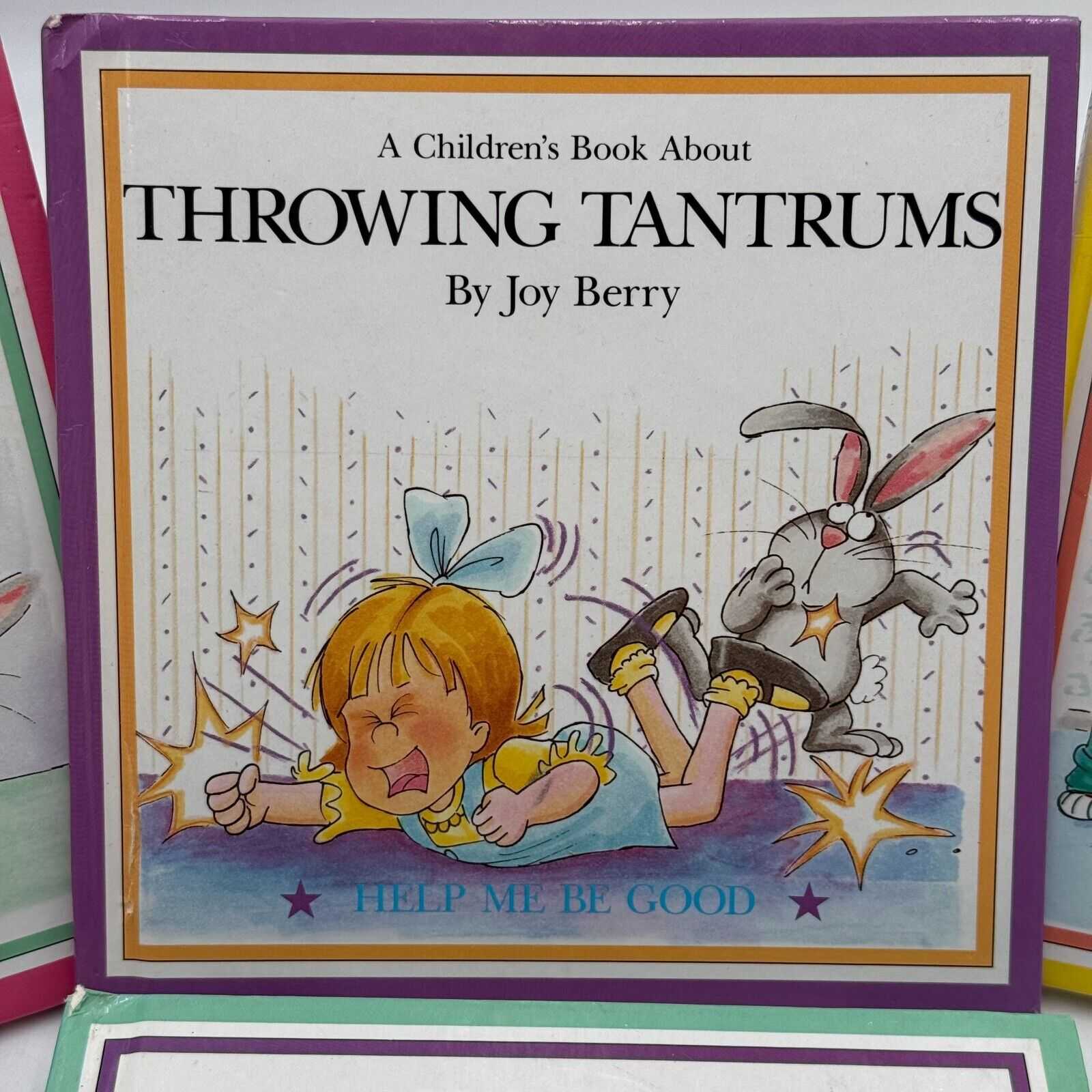 Set of 4 A Children’s Book About - Disobeying, Teasing, Throwing Tantrums