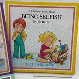 Set of 4 A Children’s Book About - Disobeying, Teasing, Throwing Tantrums