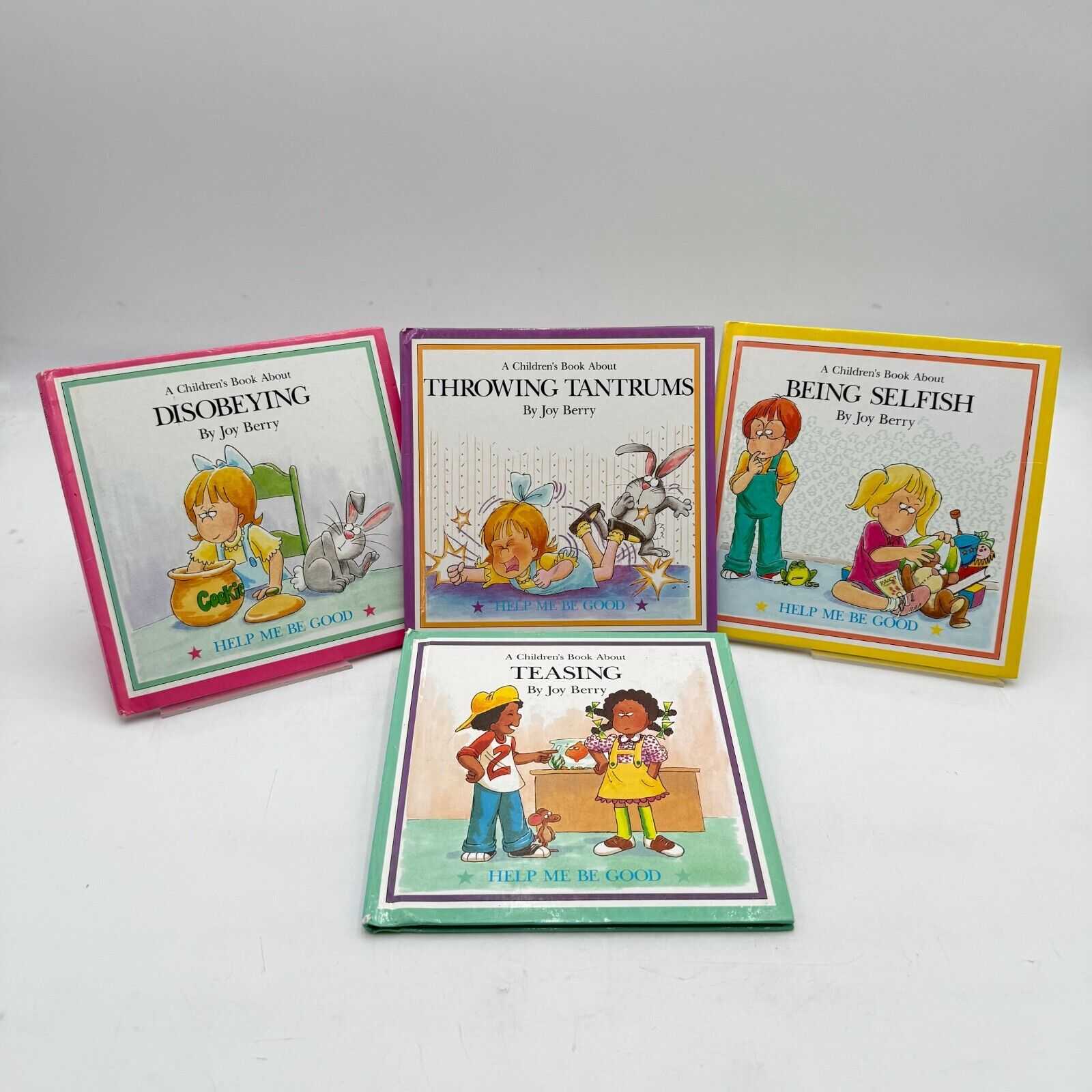 Set of 4 A Children’s Book About - Disobeying, Teasing, Throwing Tantrums