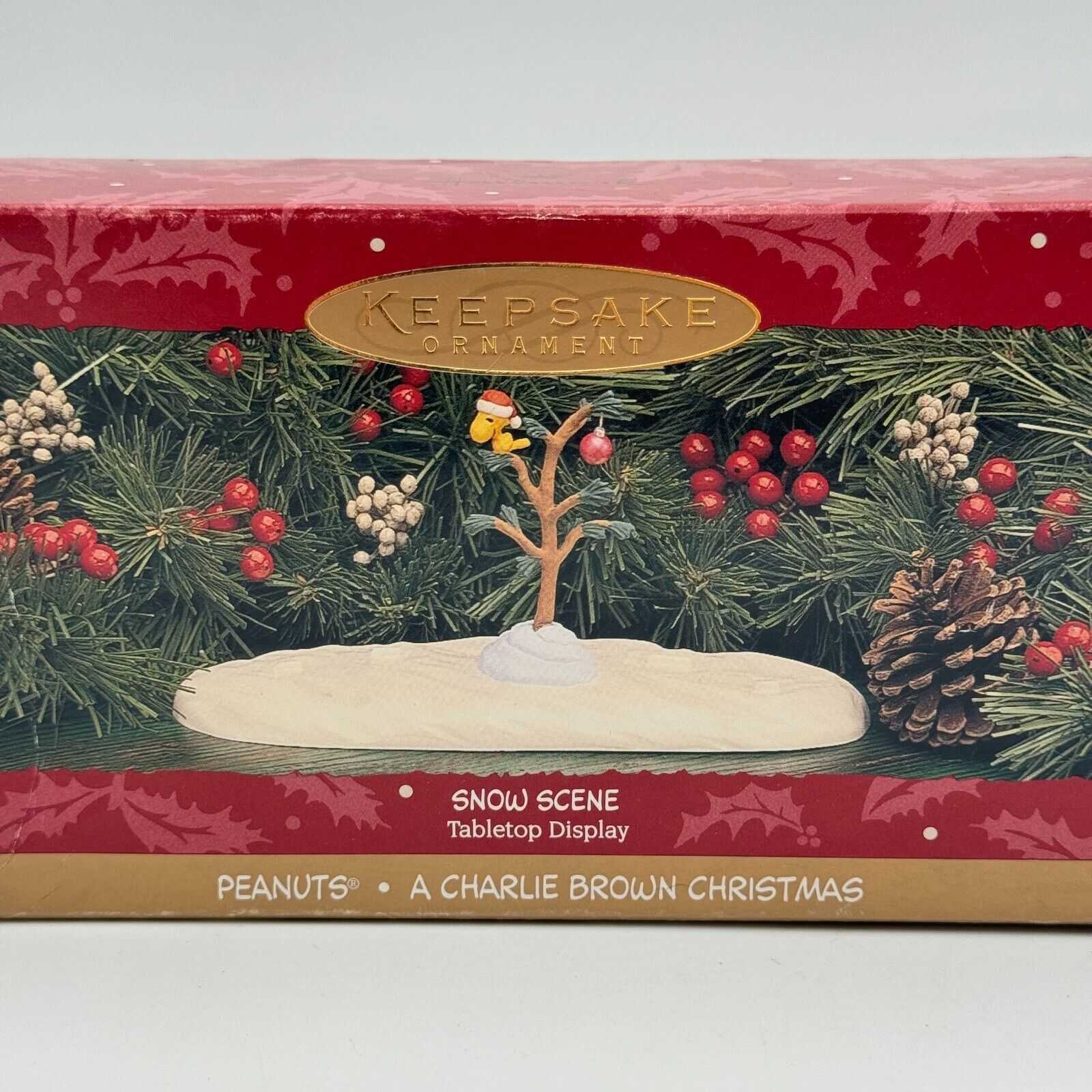 Snoopy & Woodstock Charlie Brown Christmas Collector’s Ornament Table Top 1994