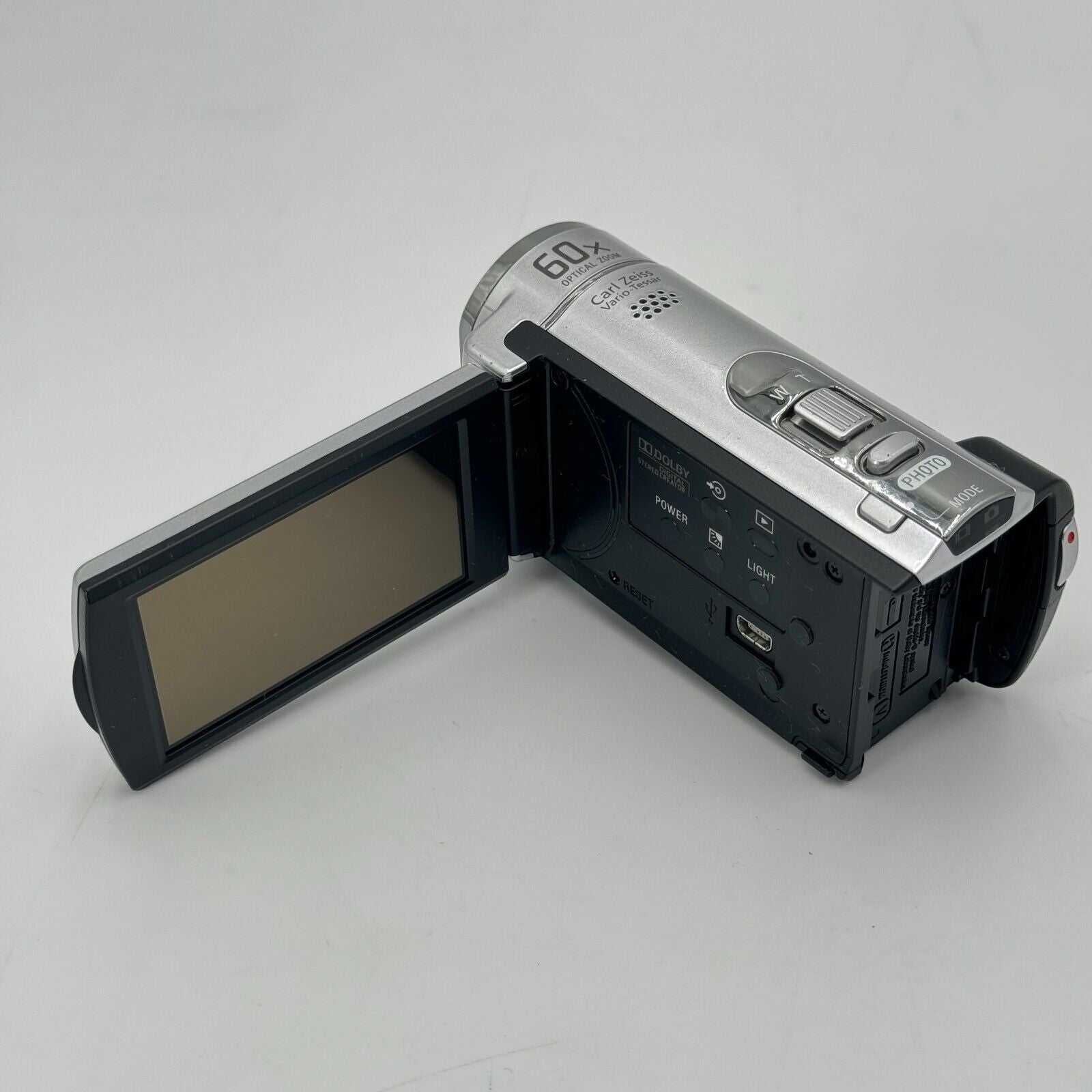 Sony DCR-SX63 16 GB Camcorder - Silver - No Charger Or Battery