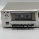 Sony Stereo Cassette Deck TC-K22 SD Head Rare Silver Tested Works - Read Desc