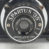 Spartus “35” F.7.7 50mm Vintage Black Camera EXTREMELY RARE MODEL