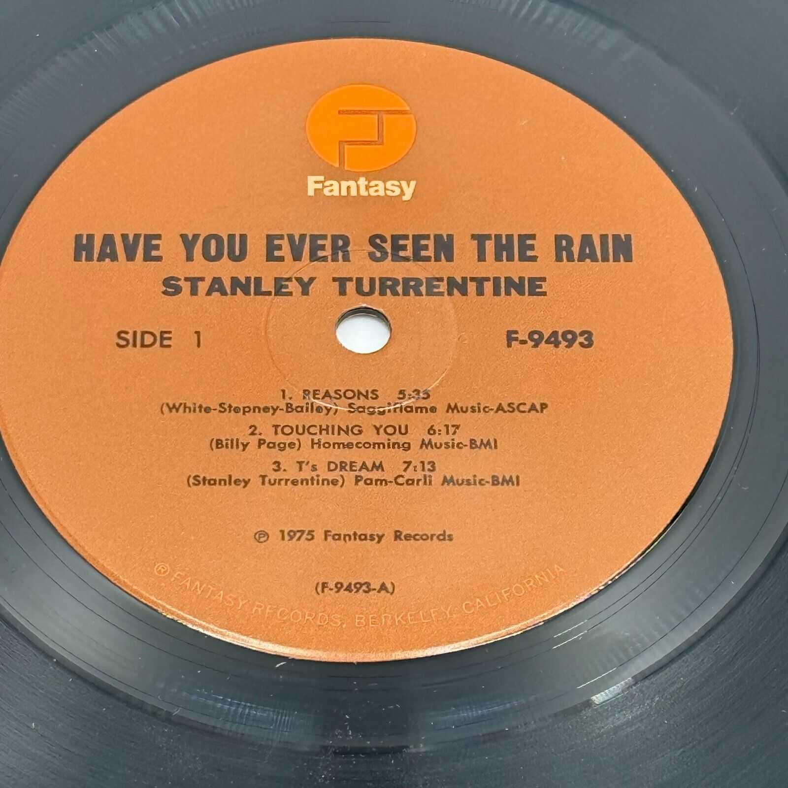 Stanley Turrentine - I Have You Ever Seen The Rain F-9493 Fantasy Gatefold 1975