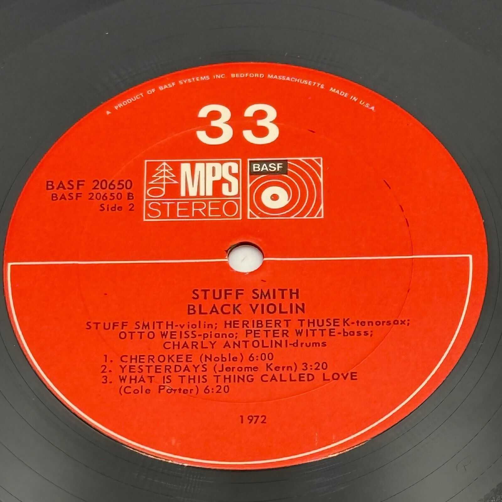 Stuff Smith - Black Violin GER LP 1967