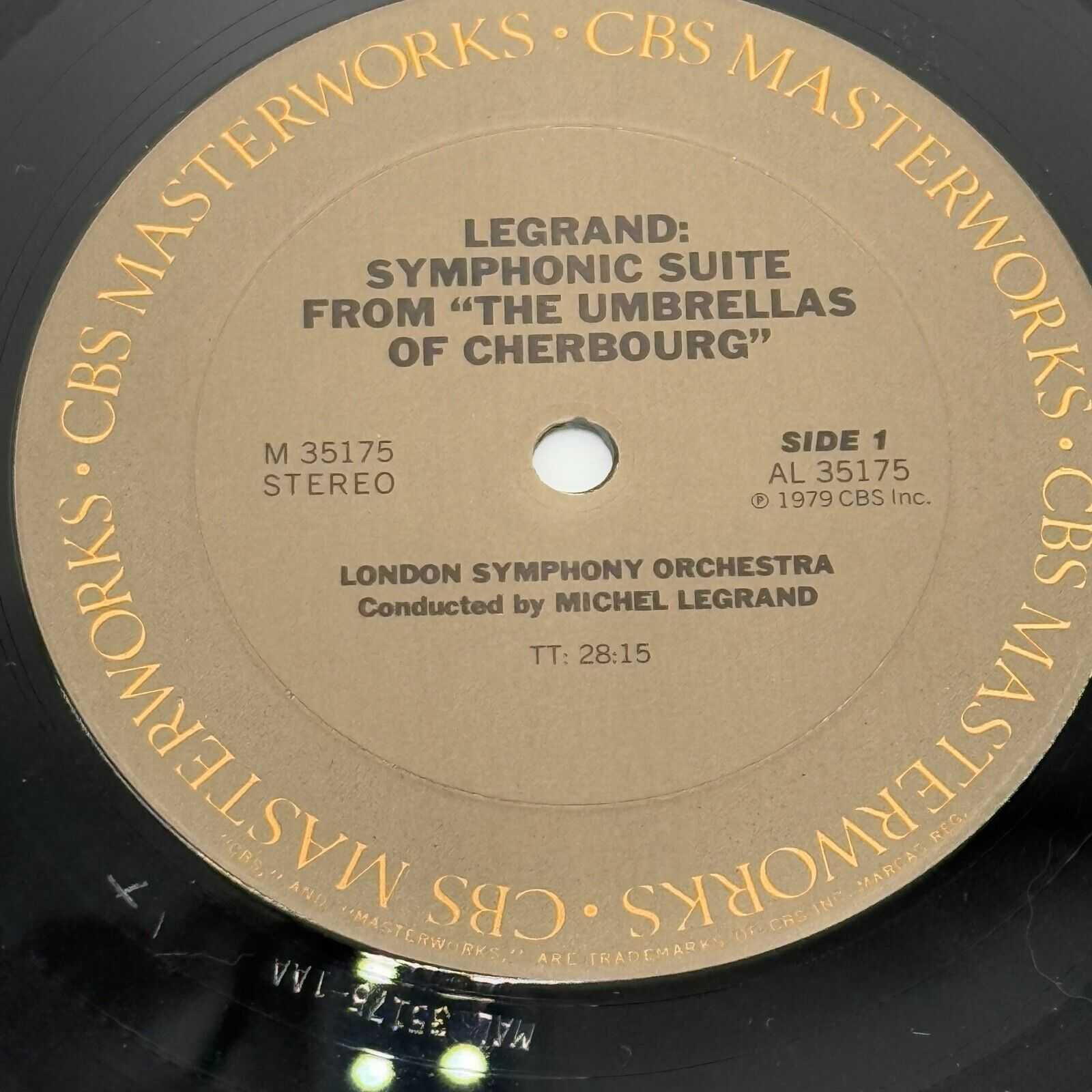 Symphonic Suite Umbrellas Of Cherbourg LP Record Vinyl Michel Legrand Columbia