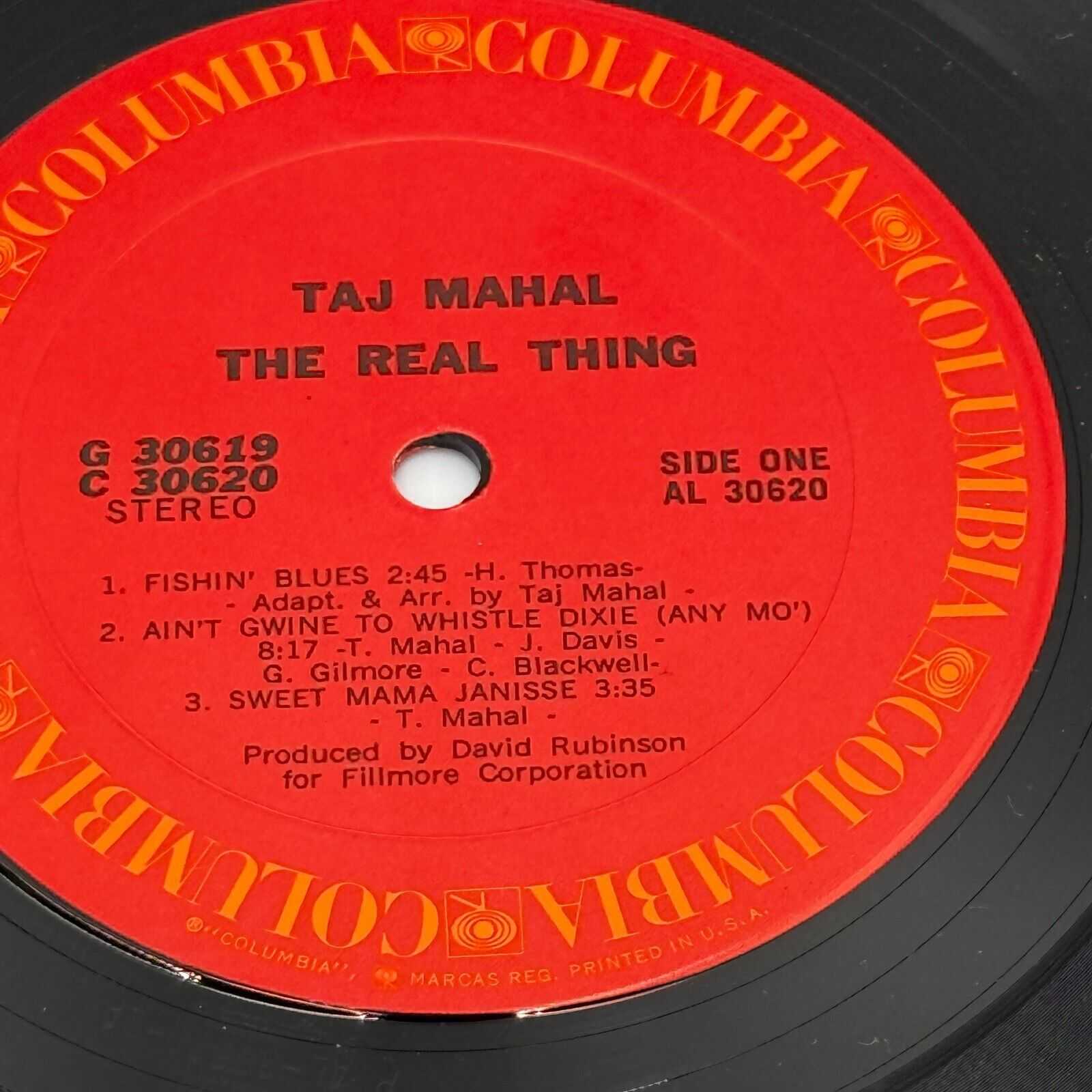 Taj Mahal - The Real Thing CBS S 64385 Double Gatefold Vinyl LP, 1971 BLUES