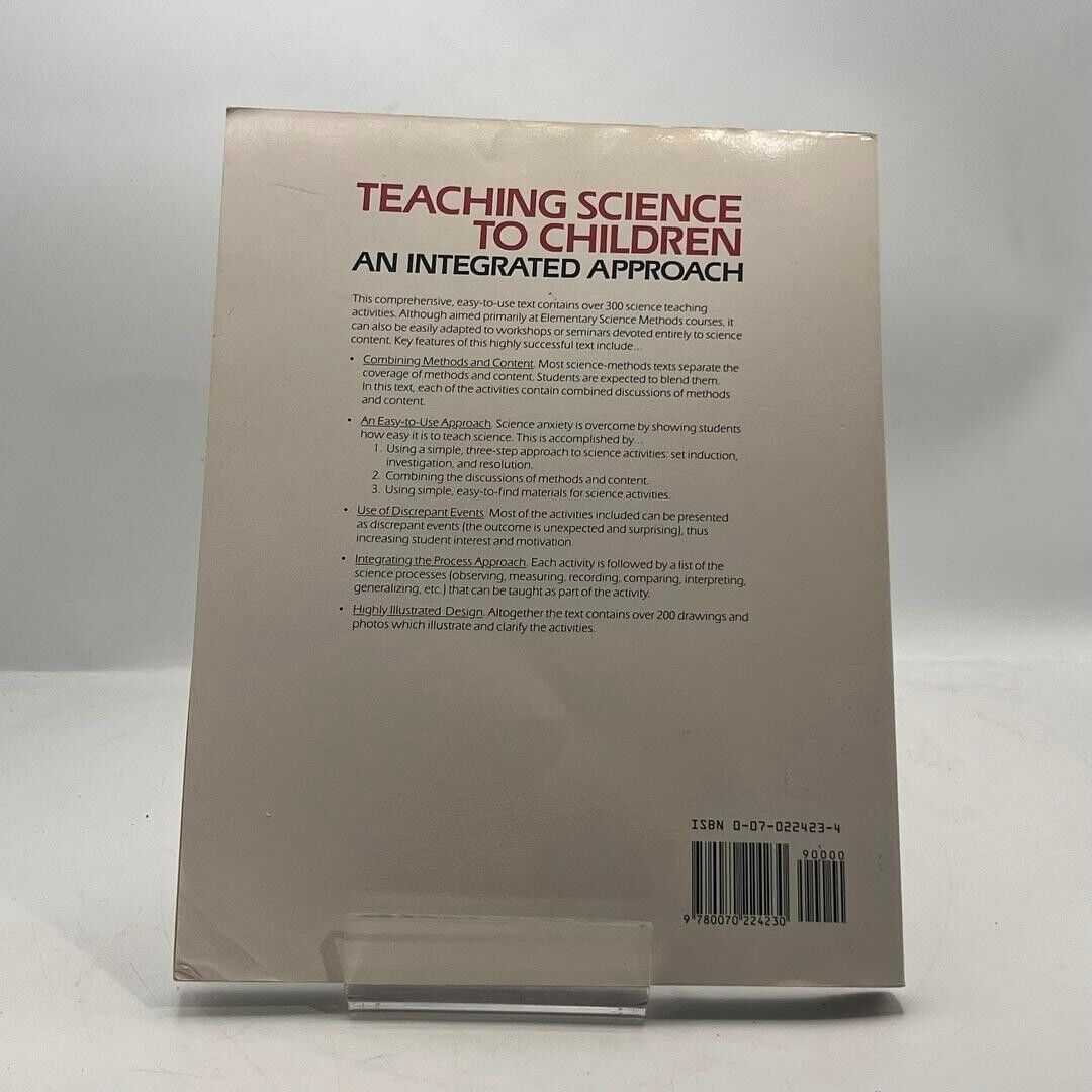 Teaching Science to Children: An Integrated Approach 2nd Ed. by by A. E. Friedl