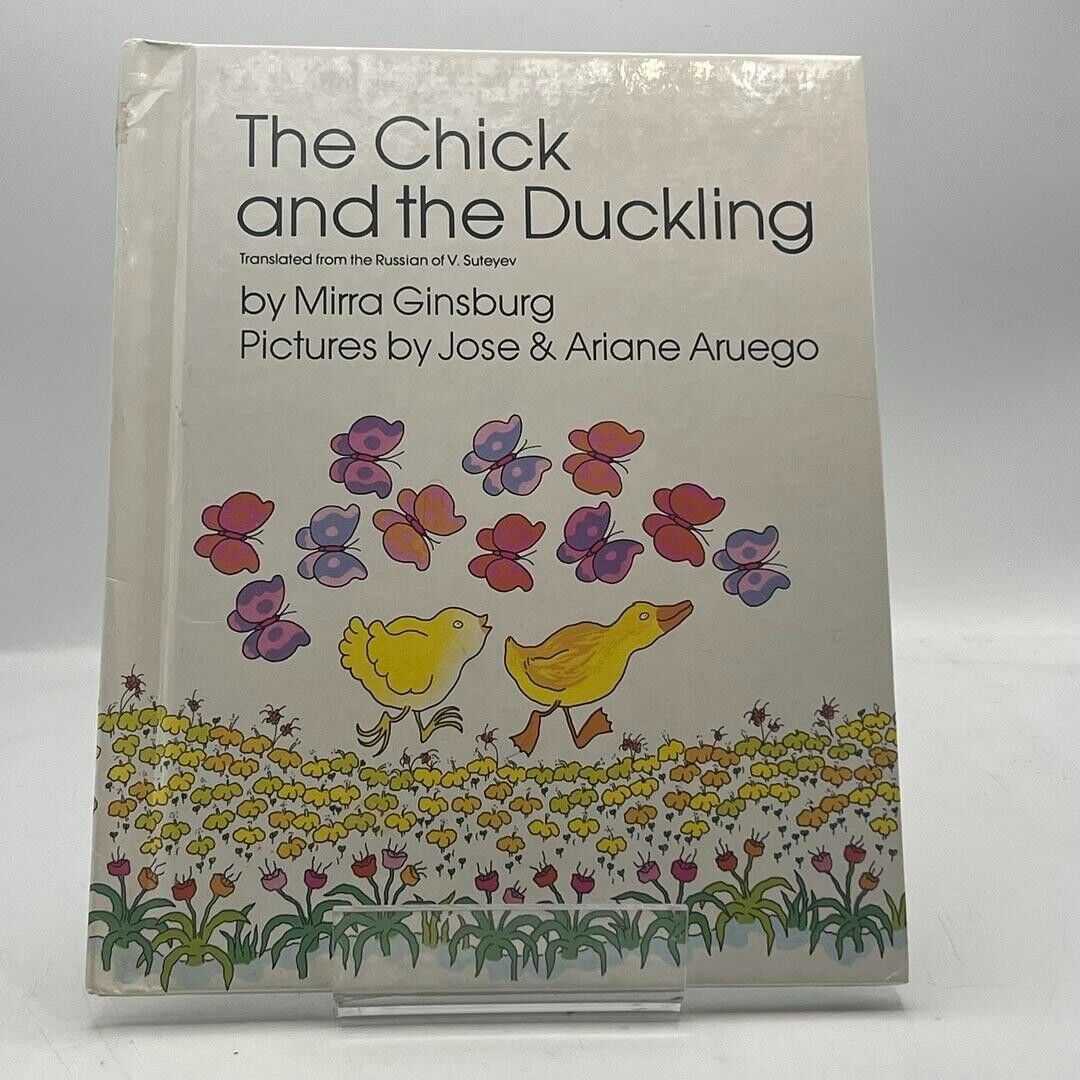 The Chick and the Duckling by Mirra Ginsburg 1972 HARDCOVER PICTURE BOOK