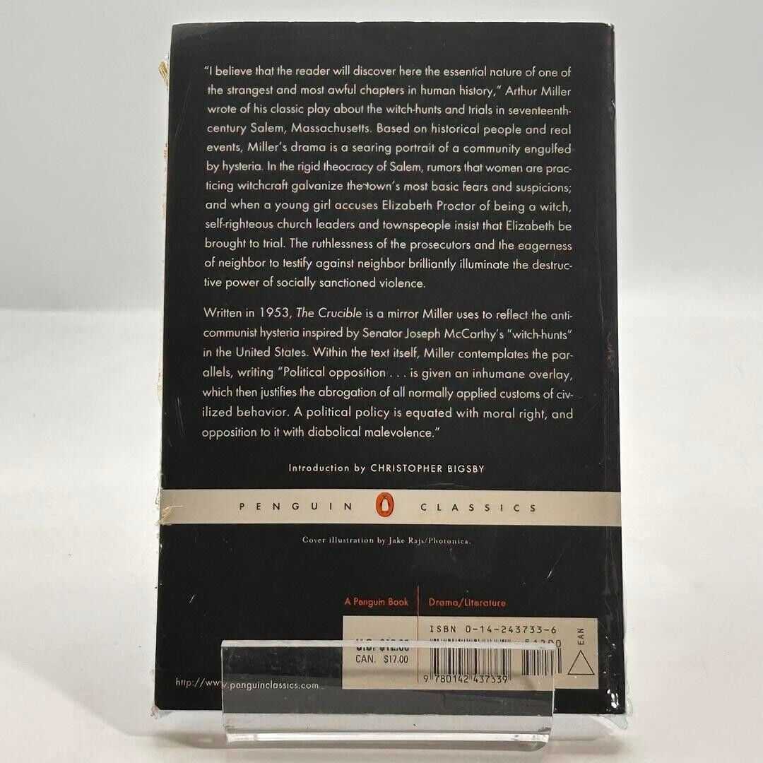 The Crucible by Arthur Miller Penguin Books 2003 PAPERBACK BOOK