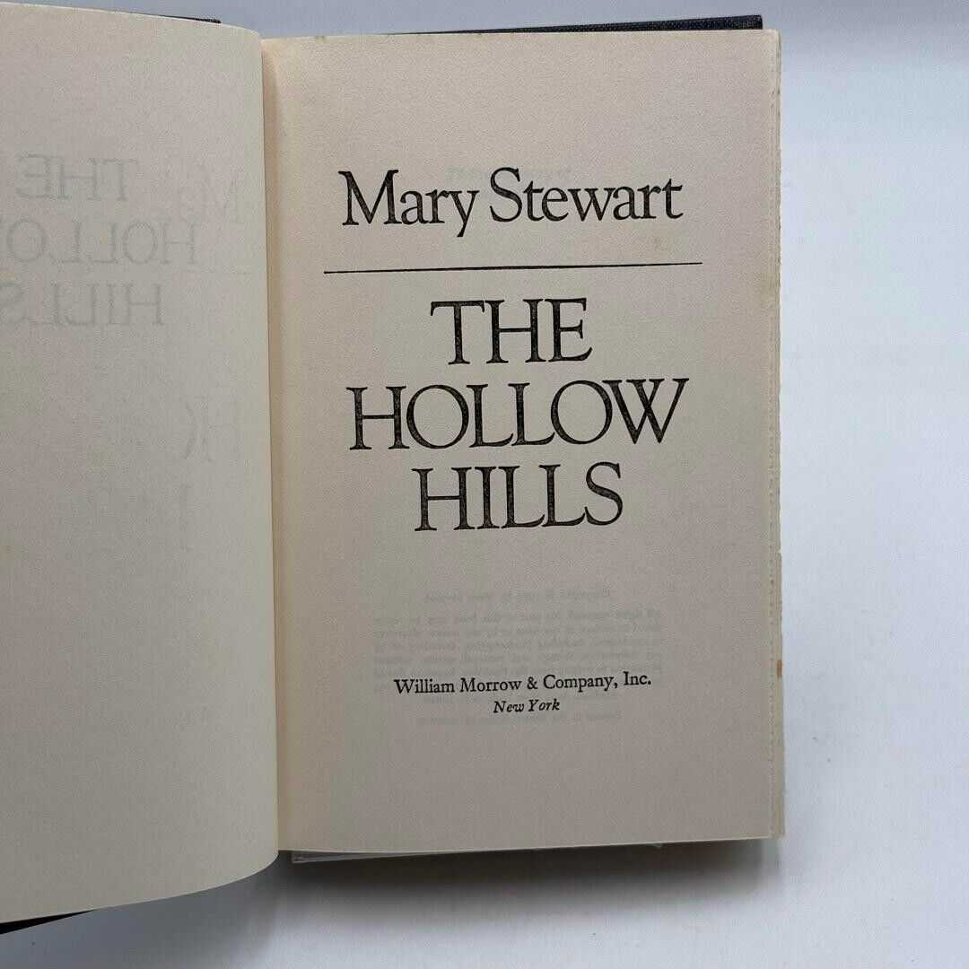 The Hollow Hills by Mary Stewart 1973 VINTAGE HARDCOVER BOOK