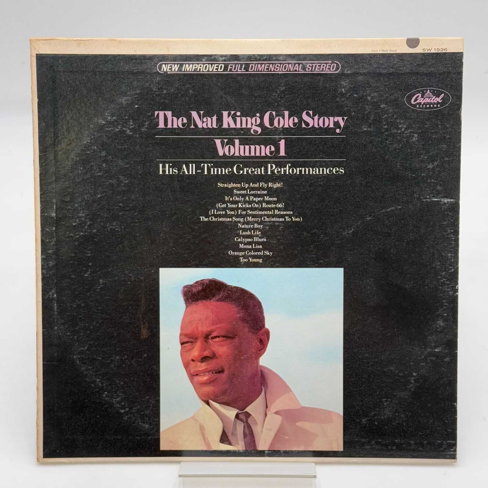 The Nat King Cole Story Volume 1 His All Time Great Performances Vinyl LP 1926