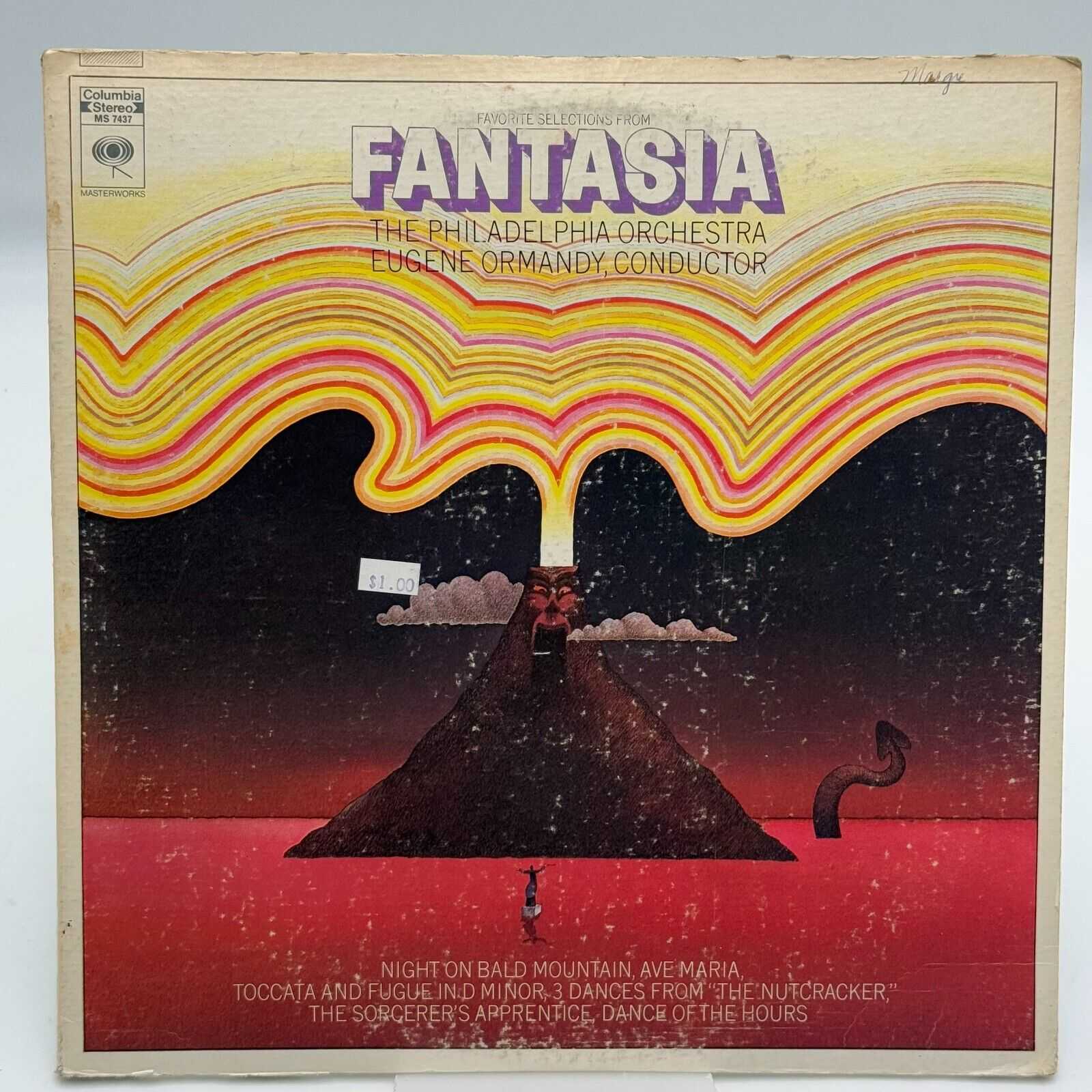 The Philadelphia Orchestra Eugene Ormandy Favorite Selections From Fantasia LP