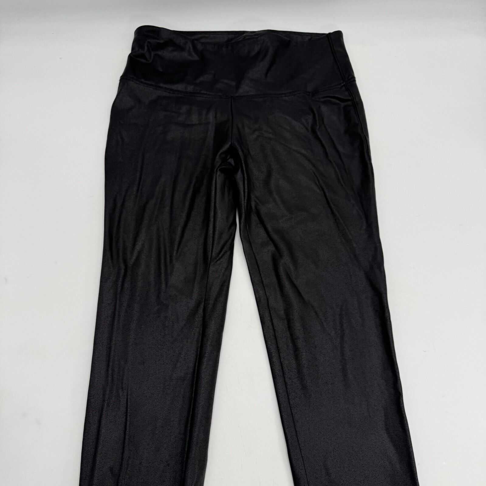 Time & Tru Faux Leather Pants Black Leggings Women’s Size M 8-10 Medium