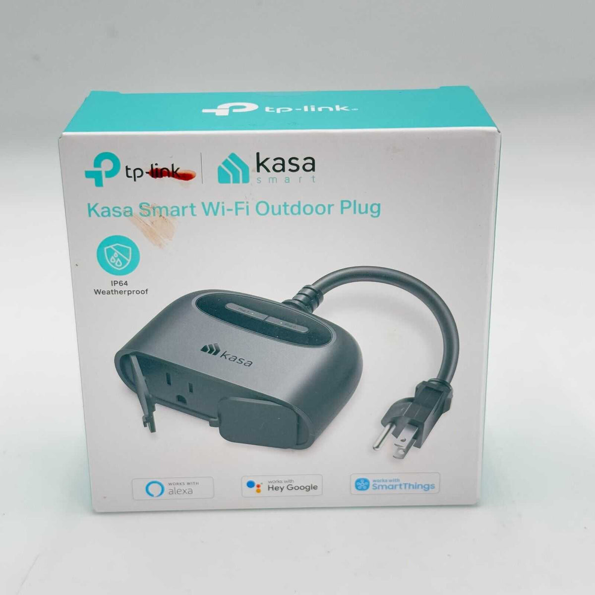 Tp-link EP40 Kasa Smart WiFi Outdoor Smart Plug KP400 2 Outlet Alexa Google IP64