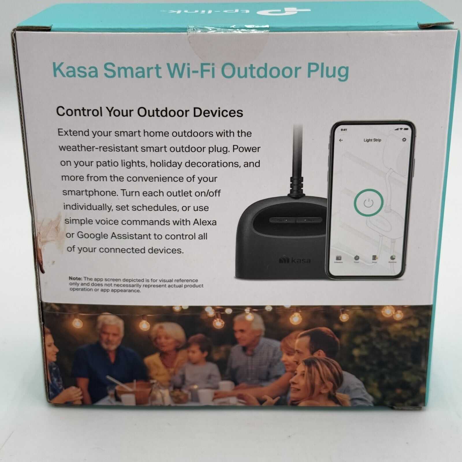 Tp-link EP40 Kasa Smart WiFi Outdoor Smart Plug KP400 2 Outlet Alexa Google IP64